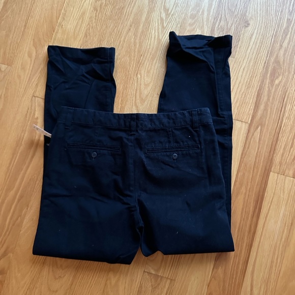 Gap kids black khaki pants size 14 Husky NEW - Picture 3 of 3